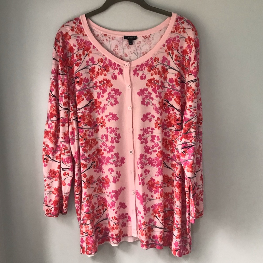 Talbots cardigan 3x